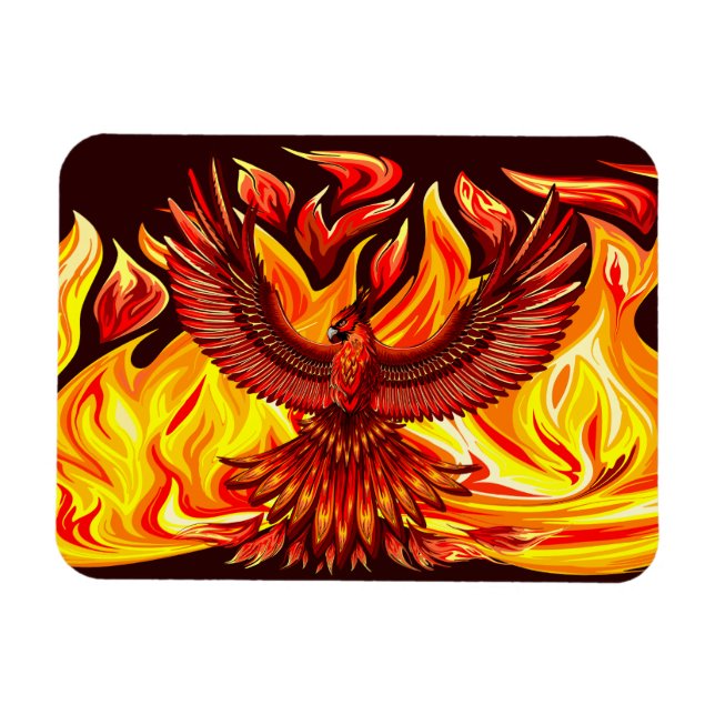 Phoenix mythologische unsterbliche Kreatur Magnet (Horizontal)