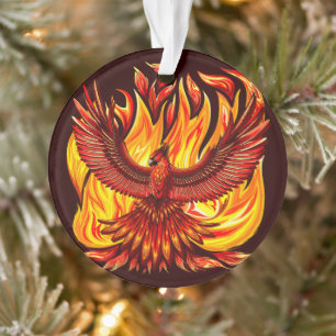 Phoenix mythologische unsterbliche Kreatur Ornament