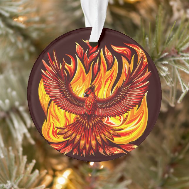 Phoenix mythologische unsterbliche Kreatur Ornament (Baum)