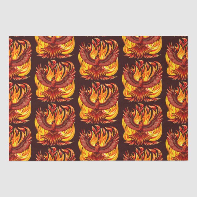 Phoenix mythologische unsterbliche Kreatur Seidenpapier (Vorderseite)