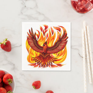Phoenix mythologische unsterbliche Kreatur Serviette