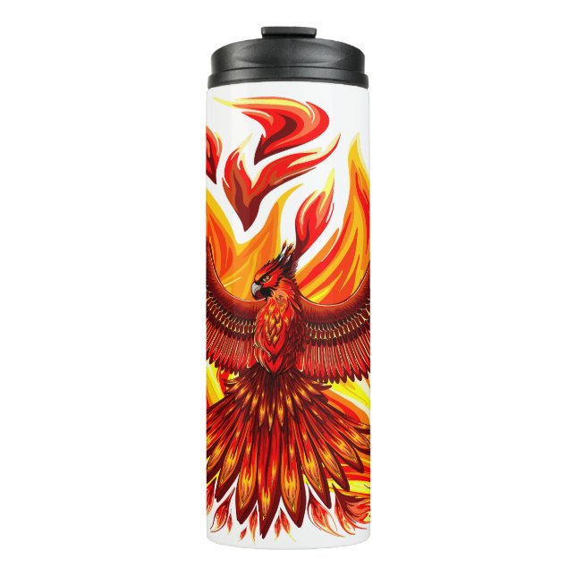 Phoenix mythologische unsterbliche Kreatur Thermosbecher (Vorderseite)