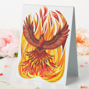 Phoenix mythologische unsterbliche Kreatur Tischaufsteller