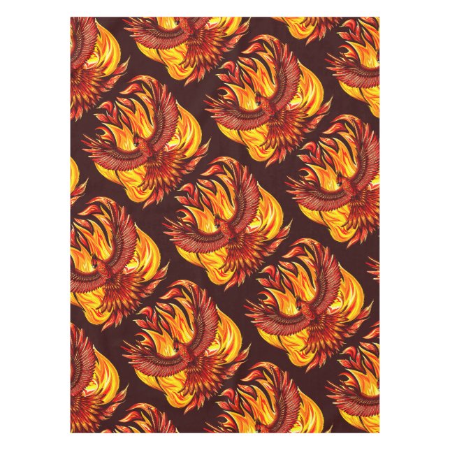 Phoenix mythologische unsterbliche Kreatur Tischdecke (Vorderseite)