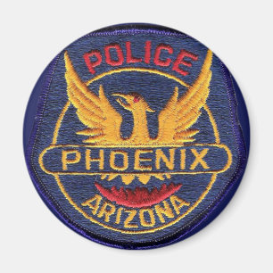 Phoenix-Polizei-Magnet-Knopf Magnet
