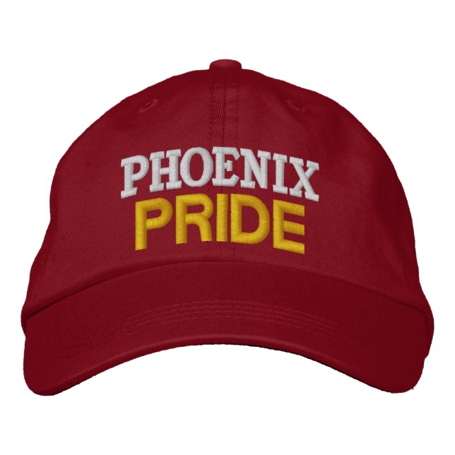 Phoenix Pride Cap Bestickte Baseballkappe (Vorderseite)