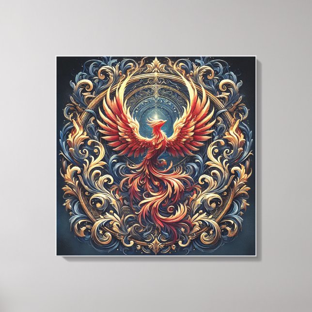 Phoenix Reborn : Une toile de chef-d'oeuvre intemp (Recto)