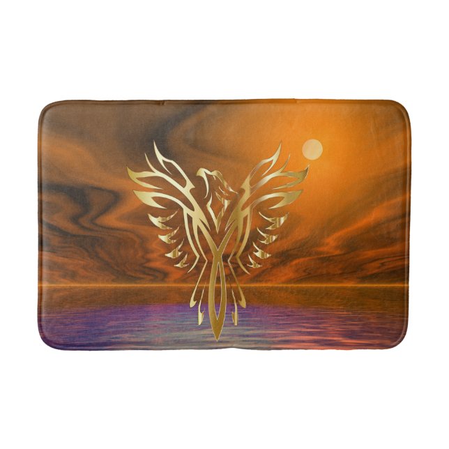 Phoenix Rising Badematte (Vorderseite)