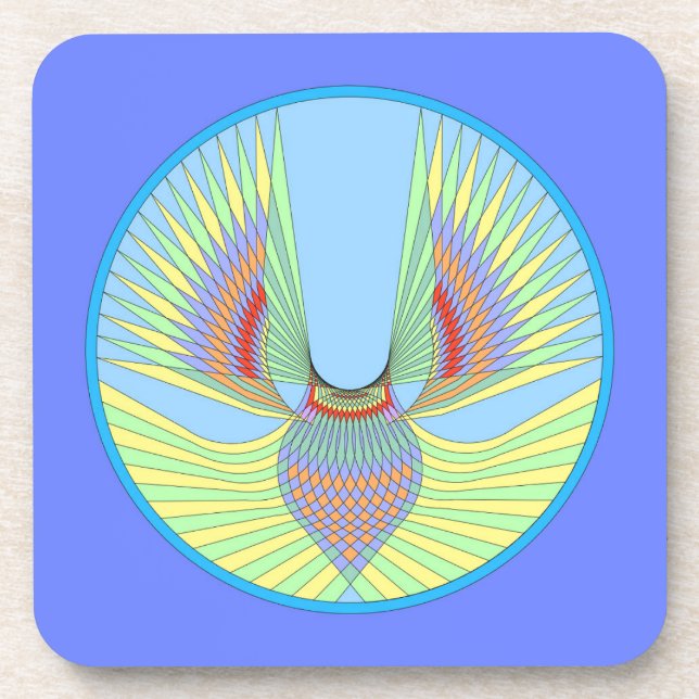 Phoenix Rising Drink Coaster Getränkeuntersetzer (Vorderseite)