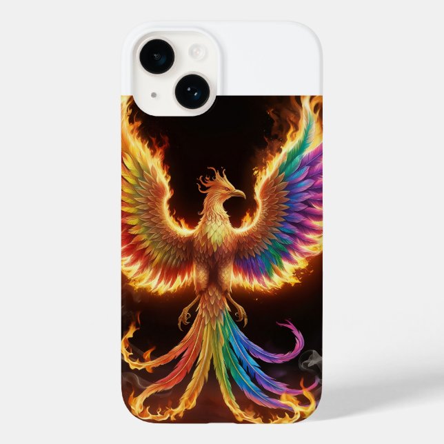 "Phoenix Rising: Ein Tanz der Flammen" Case-Mate iPhone 14 Hülle (Rückseite)