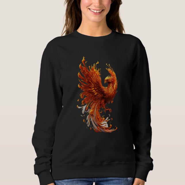 Phoenix Rising From Ashes Resurrection Rebirth New Sweatshirt (Vorderseite)