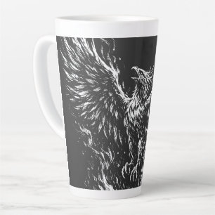 Phoenix Rising From the Flames von BurnsInHell Milchtasse