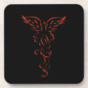 Phoenix Rising Getränkeuntersetzer