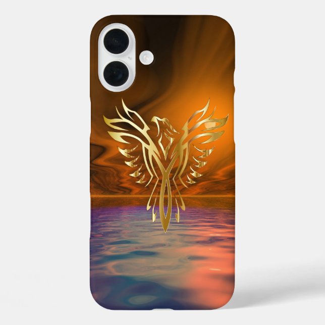 Phoenix Rising iPhone 16 Plus Hülle (Rückseite)
