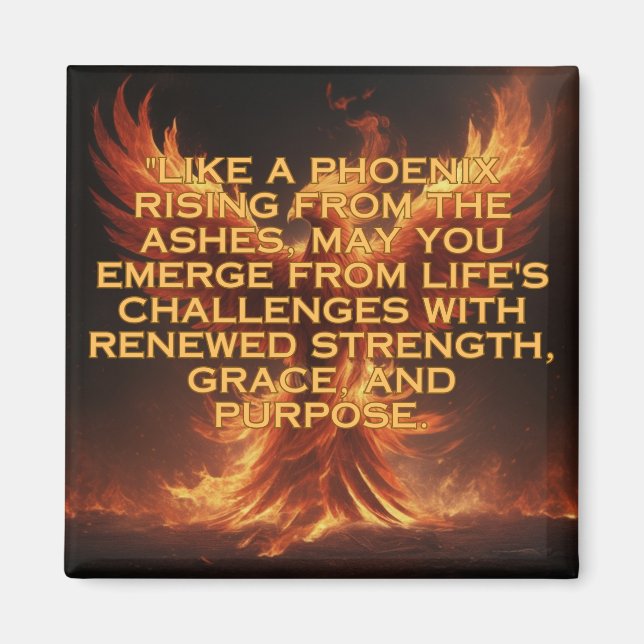 Phoenix Rising Magnet (Vorne)