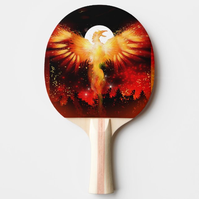 Phoenix Rising Ping Pong Paddle Tischtennis Schläger (Vorderseite)