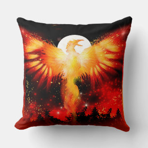 Phoenix Rising Throw Kissen