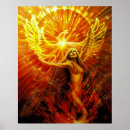 Phoenix Rising von Lisa Iris Poster