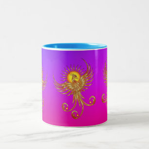 Phoenix Rising Zweifarbige Tasse