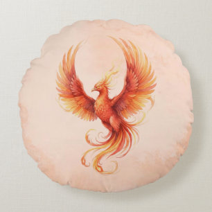 Phoenix Rundes Kissen