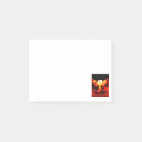 Phoenix steigende Post-it-Notizen