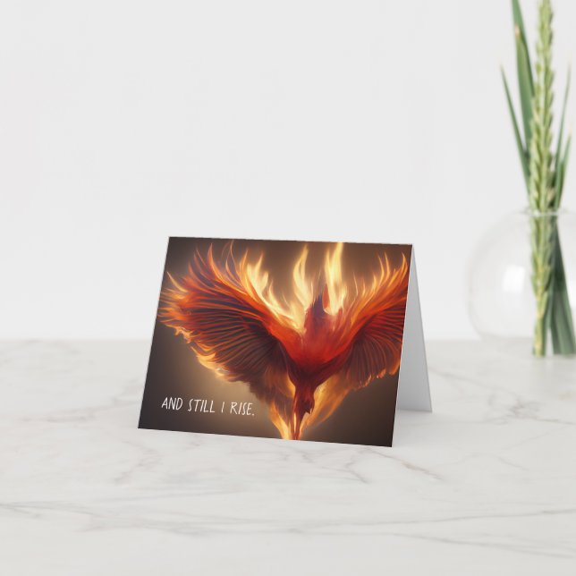 Phoenix steigender Support Inspirierend Festigkeit (Vorderseite)