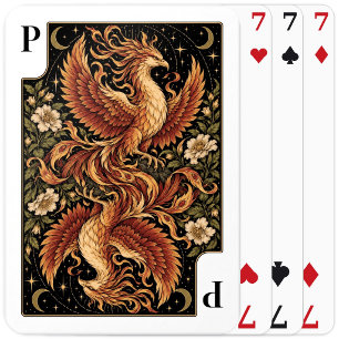 Phoenix, Sternenlicht-Tarot-Kunst Spielkarten