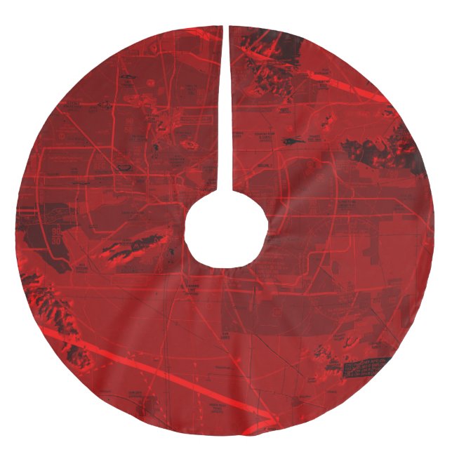Phoenix TAC-Karte Polyester Weihnachtsbaumdecke (Vorderseite)