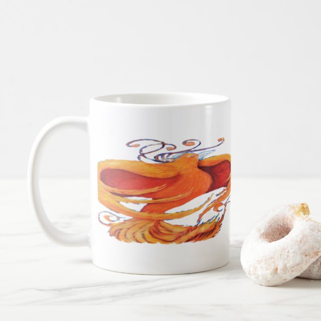 Phoenix-Tasse Kaffeetasse (Mit Donut)