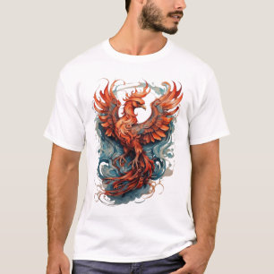 Phoenix Tattoo-Inspiriert T - Shirt-Design T-Shirt
