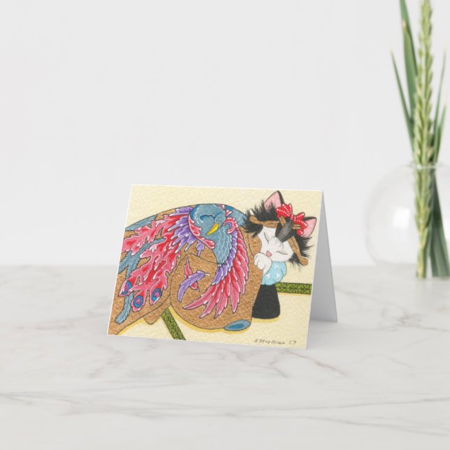 Phoenix uchikake notecard karte (Vorderseite)