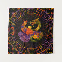 Phoenix und Dragon in Farbe