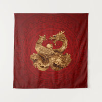 Phoenix und Dragon - rot