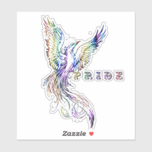 Phoenix und Stolz Aufkleber