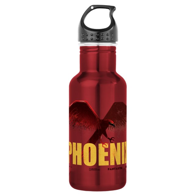 Phoenix Vingate Graphic Edelstahlflasche (Vorderseite)