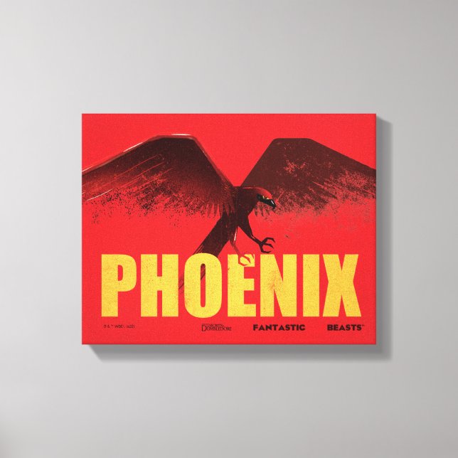 Phoenix Vingate Graphic Leinwanddruck (Vorderseite)