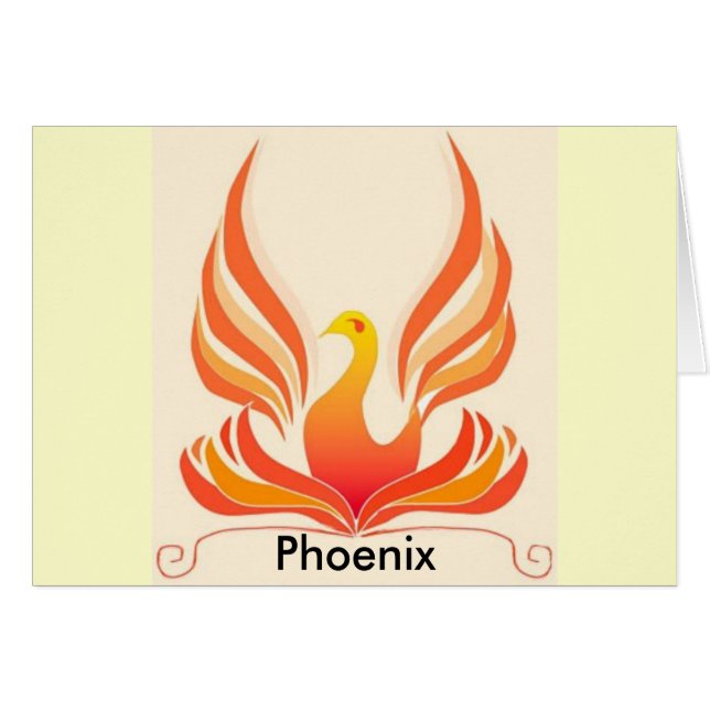 Phoenix-Vogel (Vorderseite (Horizontal))