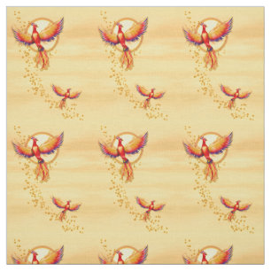 Phoenix-Vogel-Aufstieg 2 Stoff
