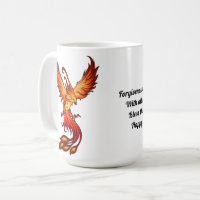 Phoenix-Vogel-Verzeihen-Tasse