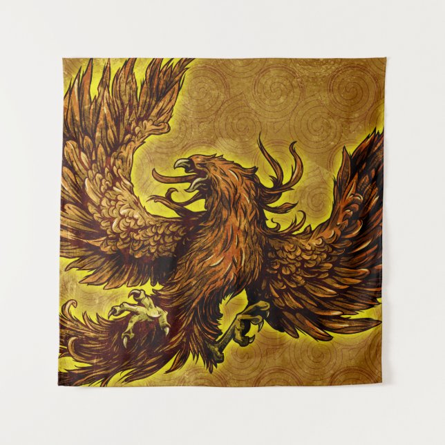 Phoenix Wandteppich (Vorderseite)