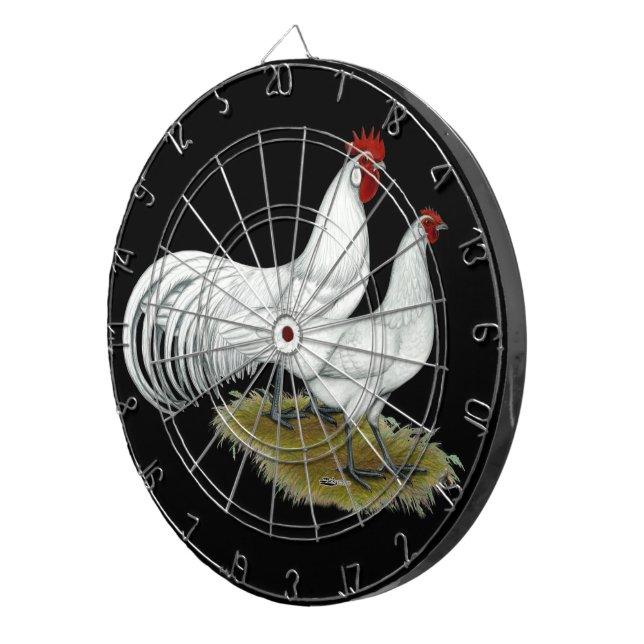 Phoenix: Weißes Paar Dartscheibe (Vorderseite rechts)