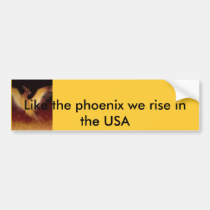 Phoenix, wie das Phoenix steigen wir in die USA Autoaufkleber