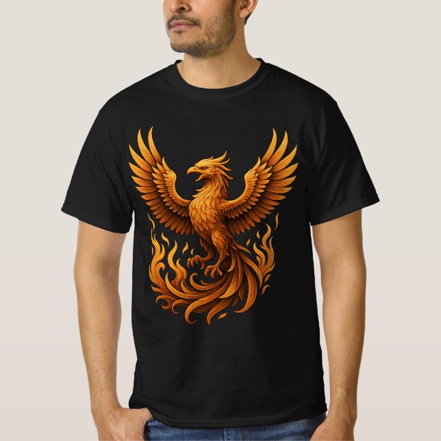 Phoenix-Wiederbelebung - Anstieg des Goldes T-Shirt (Vorderseite)