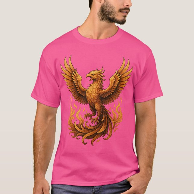 Phoenix-Wiederbelebung - Anstieg des Goldes T-Shirt (Vorderseite)