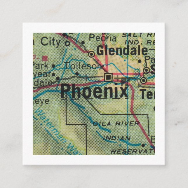 Phoenix Wir haben eine neue Adresskarte verschoben Begleitkarte (Vorderseite)