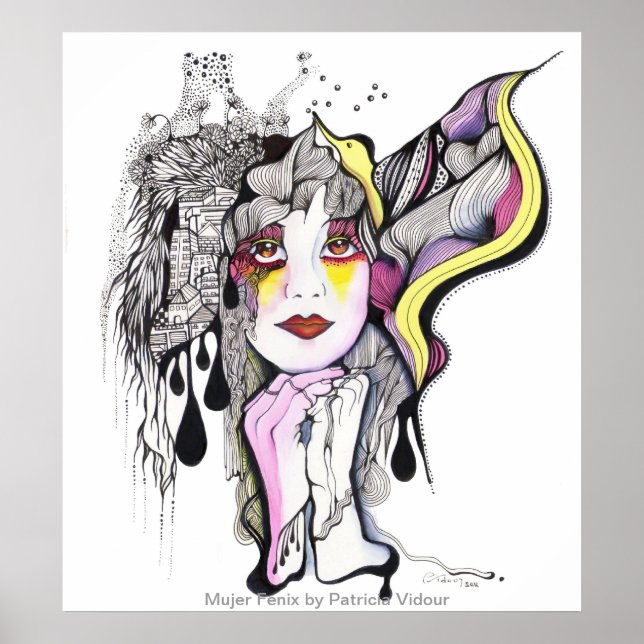 Phoenix Woman Poster (Vorne)