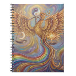 Phoenix Yin Yang Balance Notebook Notizblock