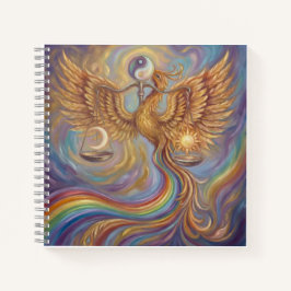 Phoenix Yin Yang Balance Notizbuch