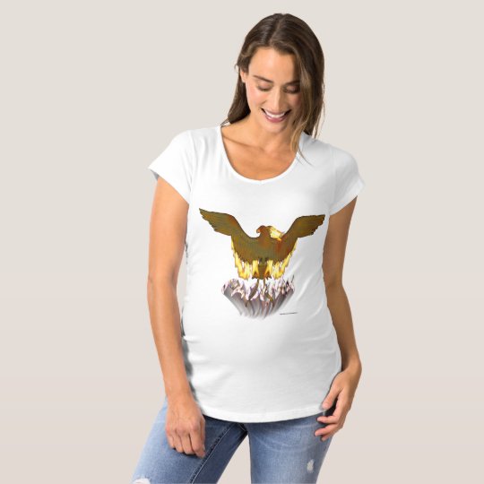 Phoenixgoldener MutterschaftsT - Shirt