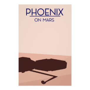 Phoenixlander auf Mars. Fotodruck
